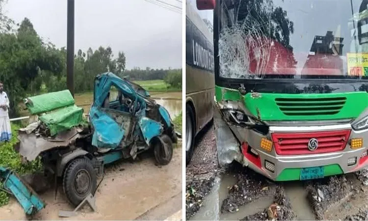 Two cars involved in an accident in Chakaria and two killed Shahed and Rafiq.