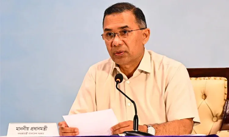 Prime Minister Tarique Rahman today addressed a function at Osmani Memorial Auditorium in the capital. Photo : PMO
