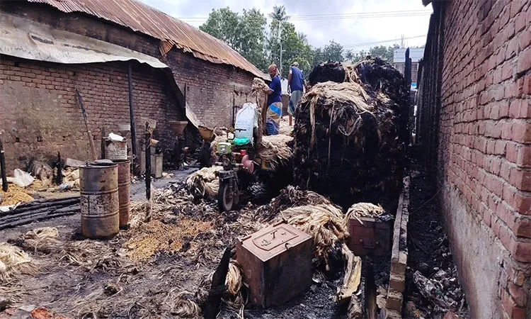 Officials said the cause of the fire and full extent of the damage will be confirmed after an investigation.