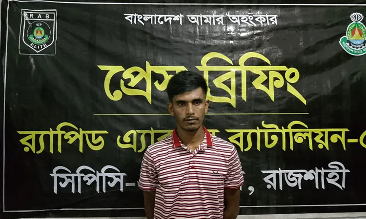RAB has arrested Md. Sumon (27).