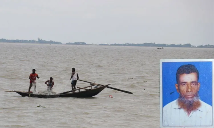 A 58-year-old fisherman Jamal Howlader died in a severe storm at sea while catching hilsa.