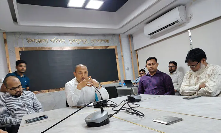 The meeting was organized by the Upazila Administration.