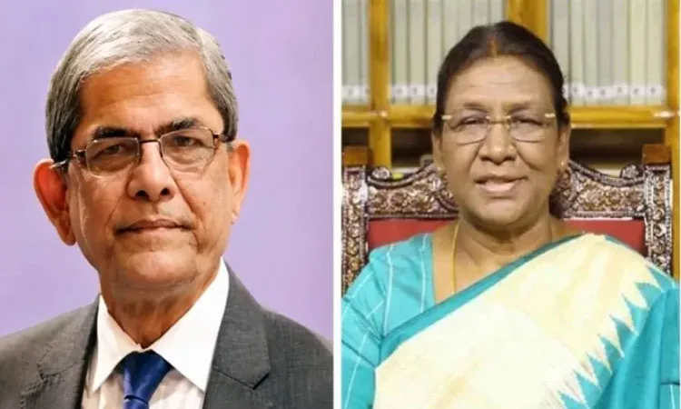 Indian President Droupadi Murmu congratulated Mirza Fakhrul Islam Alamgir on his oath-taking as Bangladesh's 23rd President.