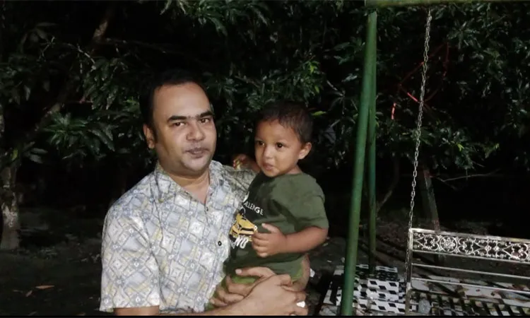 Upazila Executive Officer (UNO) Habibullah takes the responsibility for a two-year-old child abandoned.