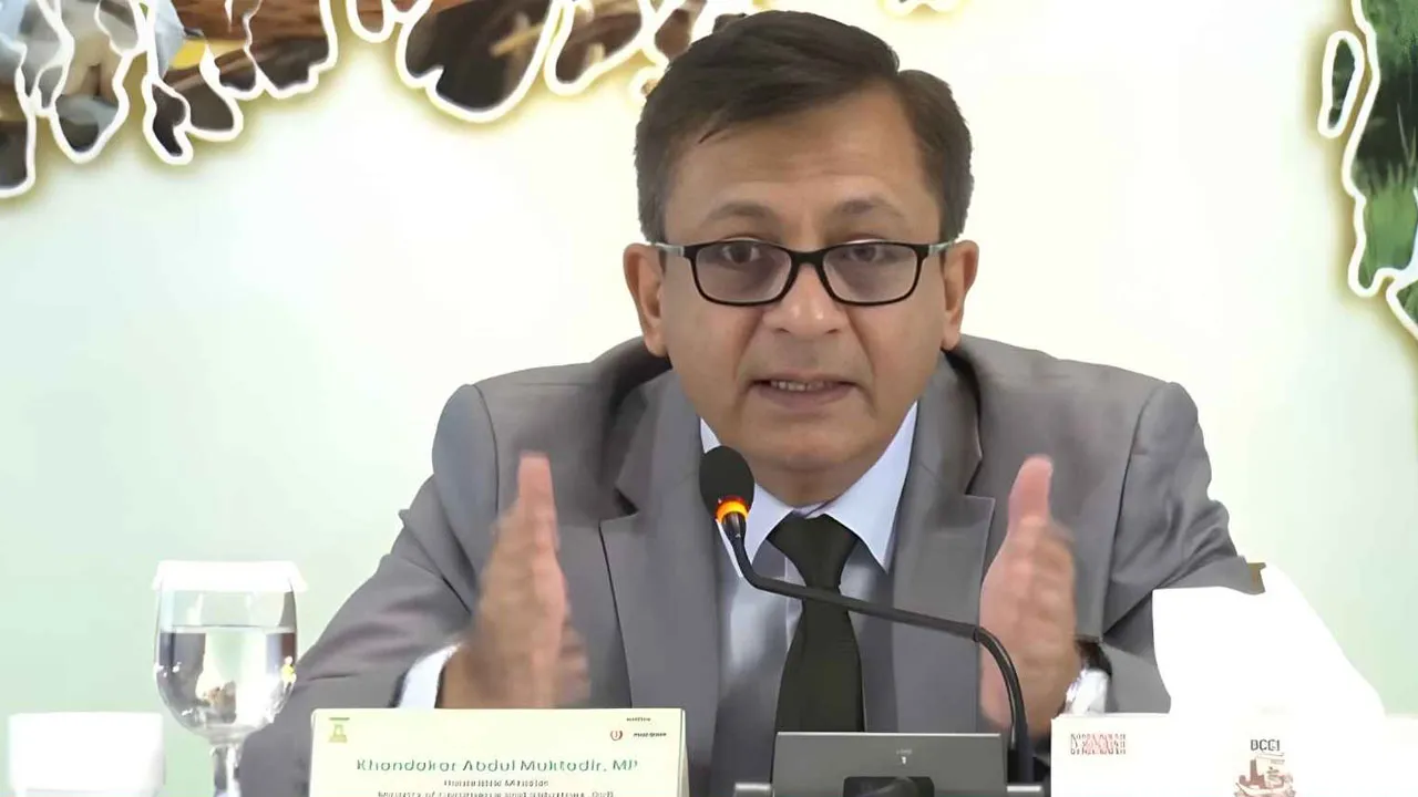 Commerce, Industry, Jute and Textiles Minister Khandaker Abdul Muktadir. Photo: Collected