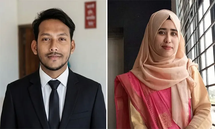 Iqbal Hossain and Tahmina Akter Mim