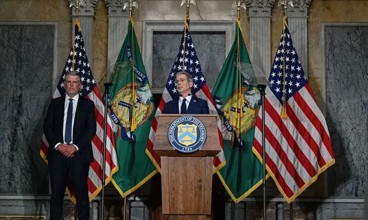 US Treasury Secretary Scott Bessent announced the unprecedented sanctions on Monday.
