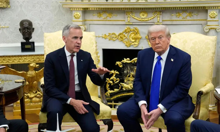 Canada Prime Minister Mark Carney and President Donald Trump