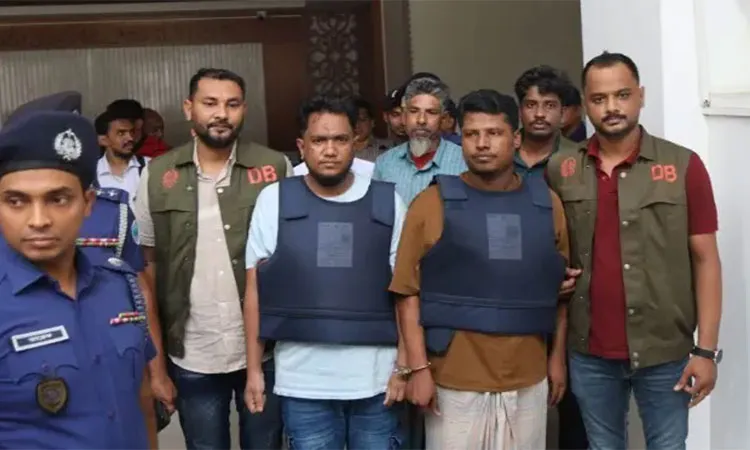 Police recovered firearms and ammunition after a shootout with suspected terrorist Kala Mobarak in Fatikchhari, Chattogram,
