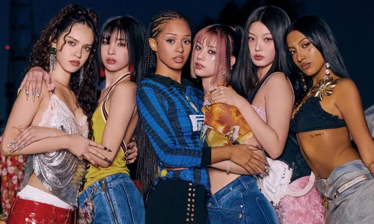 Katseye’s multinational members – Daniela, Lara, Manon, Megan, Sophia and Yoonchae