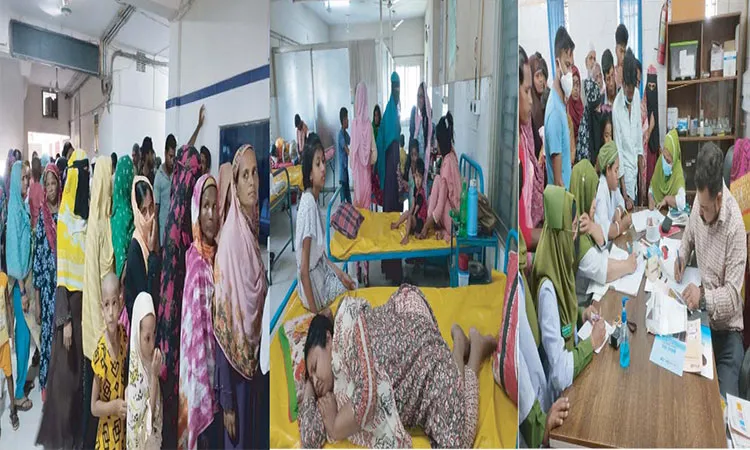 Severe heat and load shedding in Saidpur, Nilphamari
