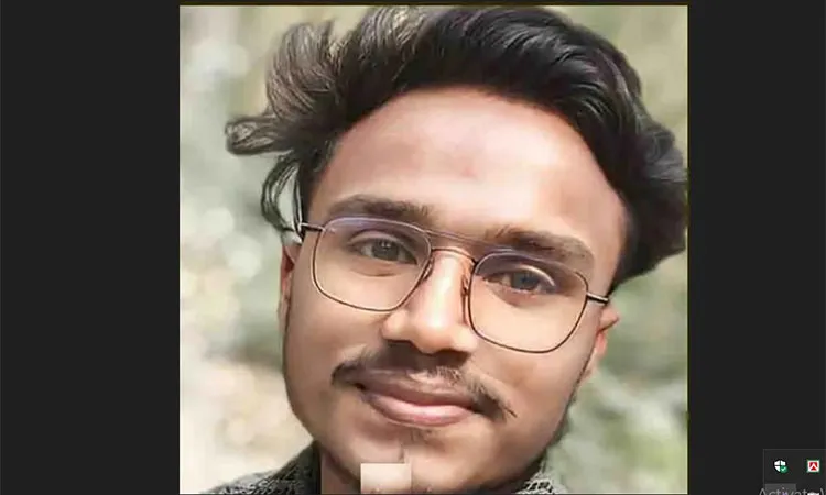 The deceased Sadbin Islam(24).
