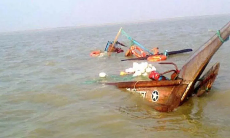 A fishing trawler capsized off Cox's Bazar's Nazirartek coast.