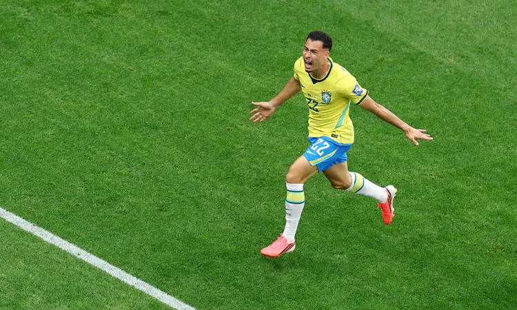 Brazilian forward Gabriel Martinelli