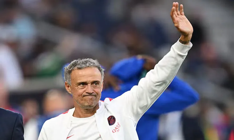 Luis Enrique the PSG Coach