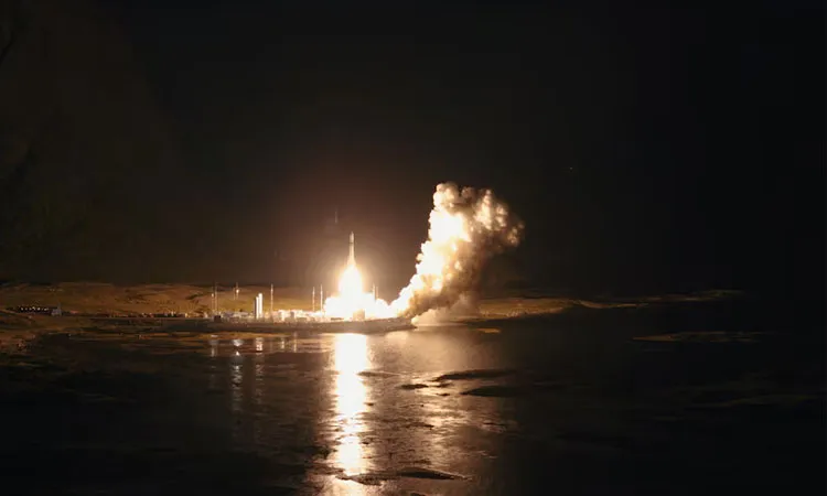 Germany's Isar Aerospace rocket is launched into space from a base in Andoeya, Norway