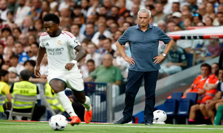 Real Madrid's coach Jose Mourinho