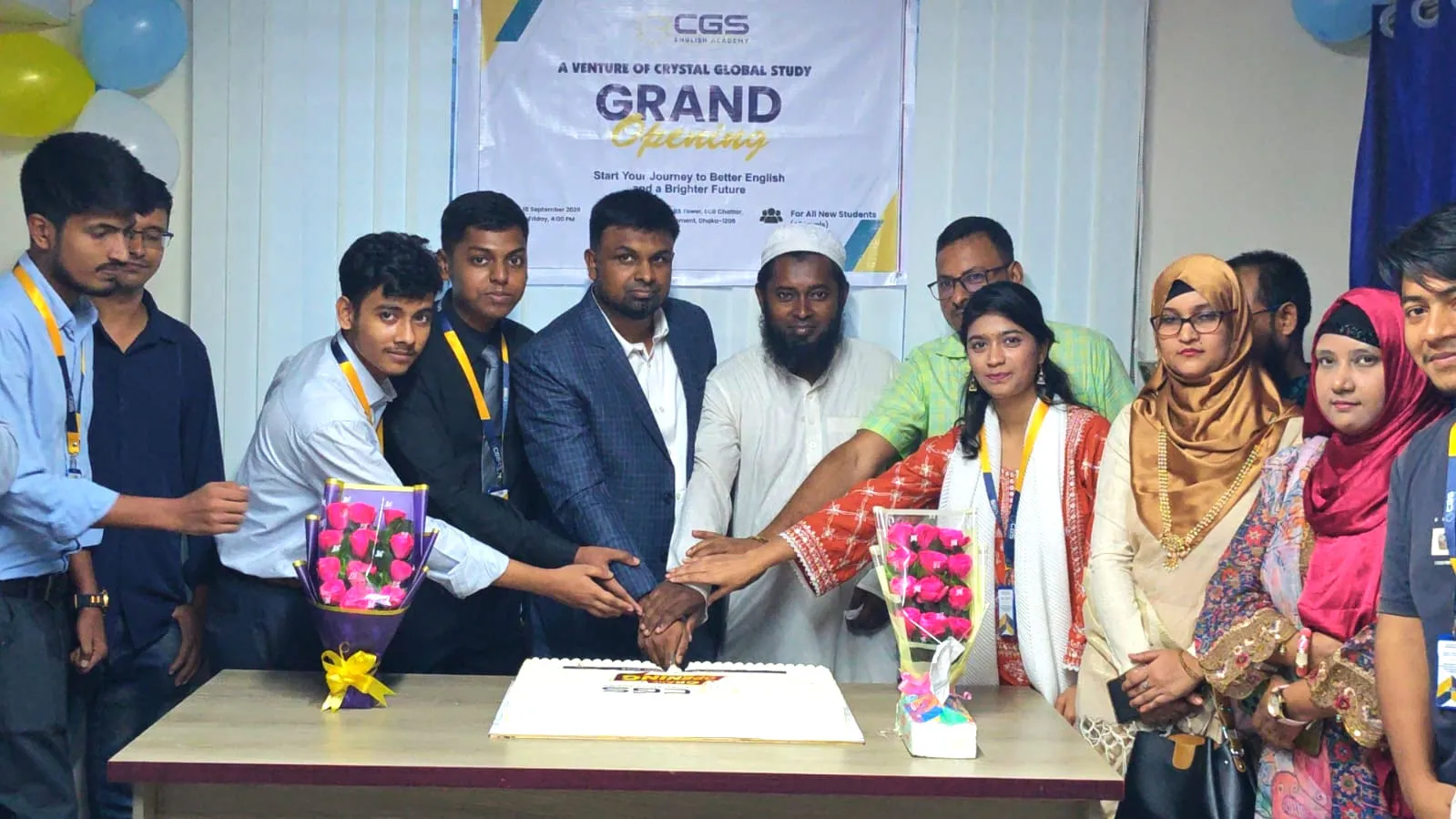 CGS English Academy held its grand opening with a spectacular ceremony