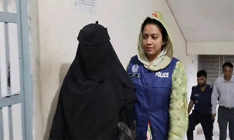 A third-year mathematics student 22-year-old Sharifa Akter was detained in connection with the incident..