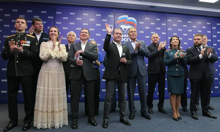 Putin’s United Russia party retains its parliamentary majority in the latest elections.