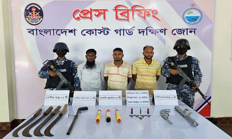 Coast Guard Media Officer Lieutenant Commander Sabbir Alam Sujan confirmed the details of the raid.
