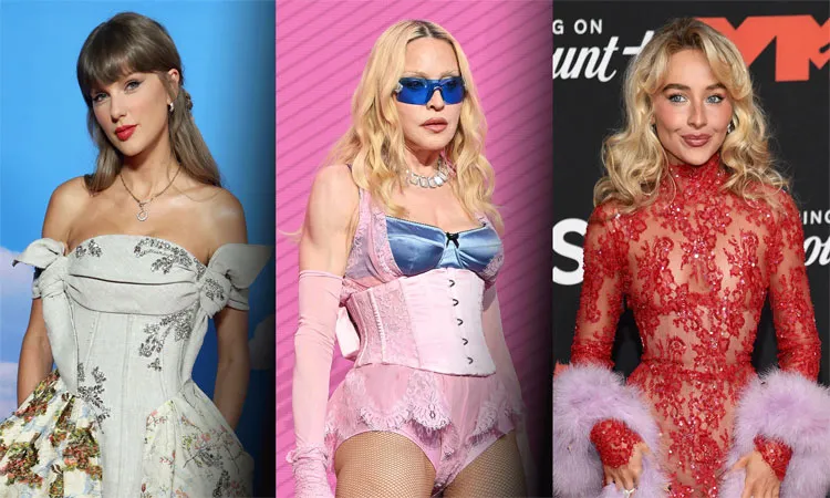 Taylor Swift, Madonna and Sabrina Carpenter.