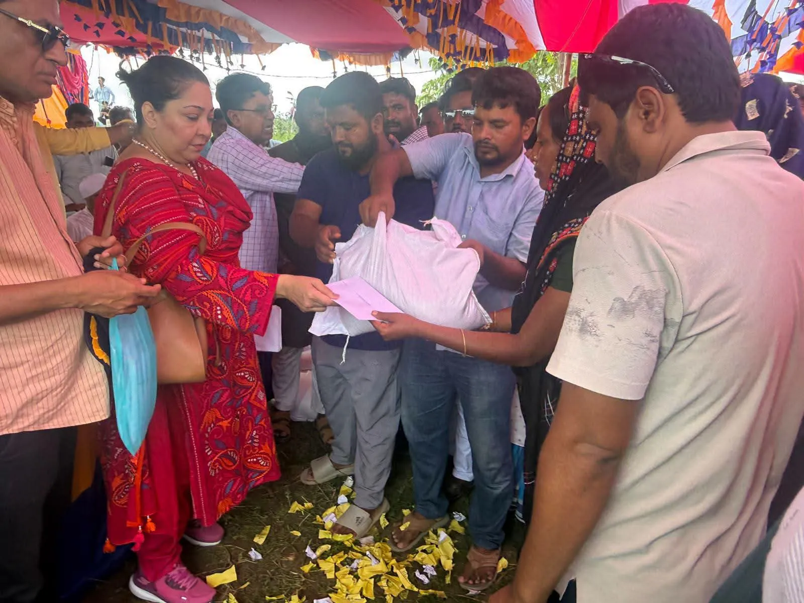 MP Nayab Yusuf Supports Padma Erosion Victims in Faridpur