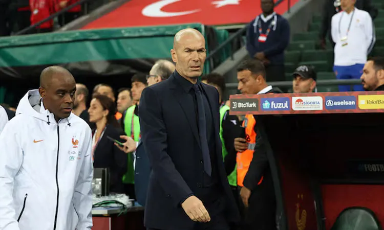 Zinedine Zidane’s managerial era with France began with a victory over Turkey.