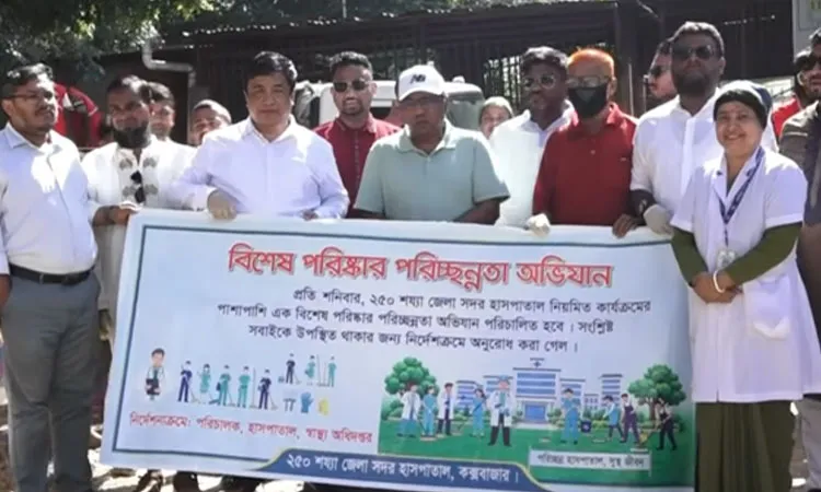Local MP Lutfur Rahman Kajol inspected the hospital's facilities, evaluating service quality and interacting directly with patients, relatives and on-duty doctors.