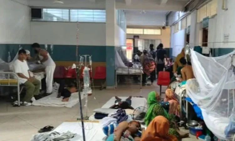 A steep rise in dengue cases leaves Narayanganj hospitals overcrowded