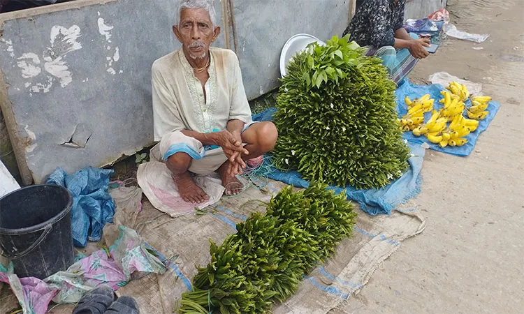 An aquatic plant known locally as 'Keurali'