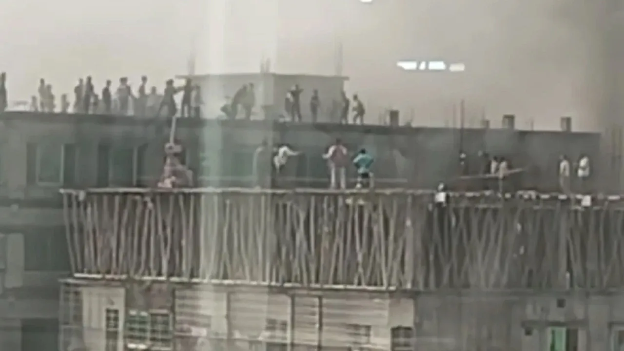 Fire Breaks Out on 3rd Floor of 8-Storey Building in Gazipur