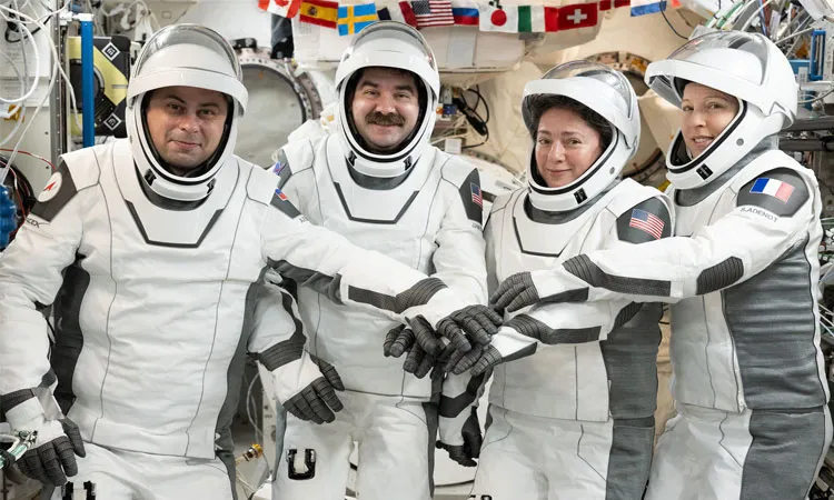 The SpaceX Crew-12 members Andrey Fedyaev, Jack Hathaway, Jessica Meir and Sophie Adenot returned to Earth on Thursday.