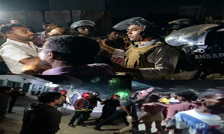 The conflict erupted around 7:00 PM in the Nazim Bazar area after a ward-level football tournament match at Bera BB Pilot Model High School.