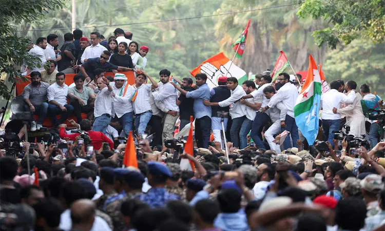 Protesters have staged major demonstrations demanding the resignation of Chief Election Commissioner.