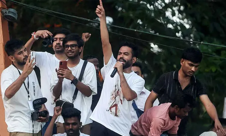 Abhijeet Dipke leader of the Cockroach Janta Party (CJP)