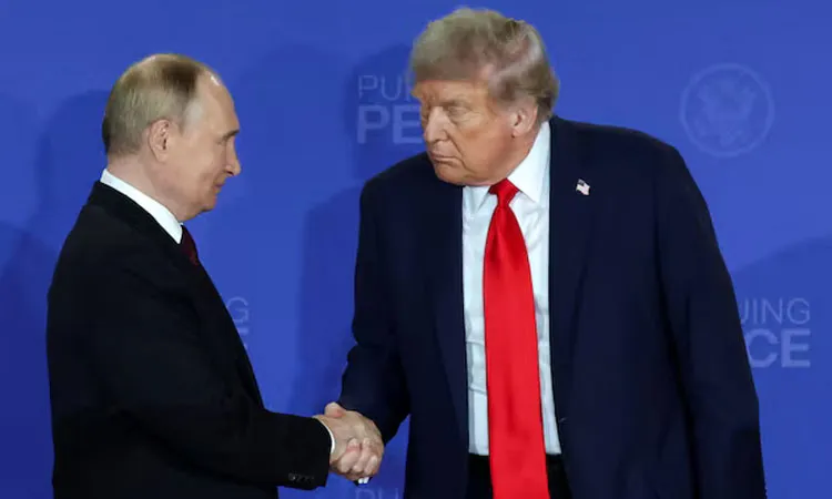 U.S. President Donald Trump and Russian President Vladimir Putin.
