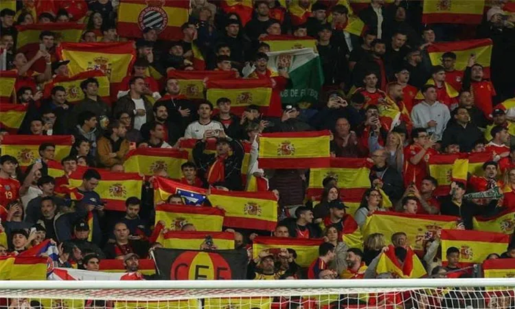 Anti-Muslim chants by supporters during an international friendly match against Egypt in Barcelona.