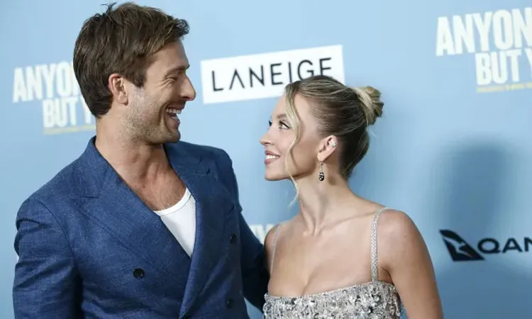 Sydney Sweeney and Glen Powell