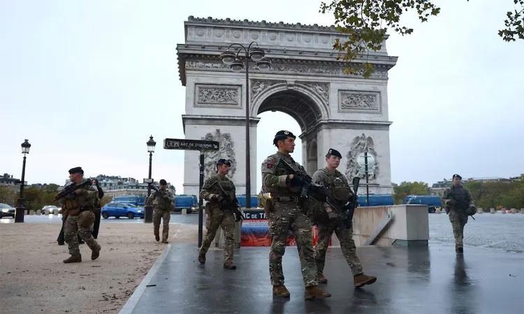 French soldiers from the