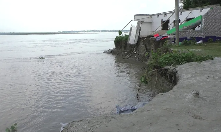 Hundreds of families wiped out by the erosion of the gigantic Madhumati