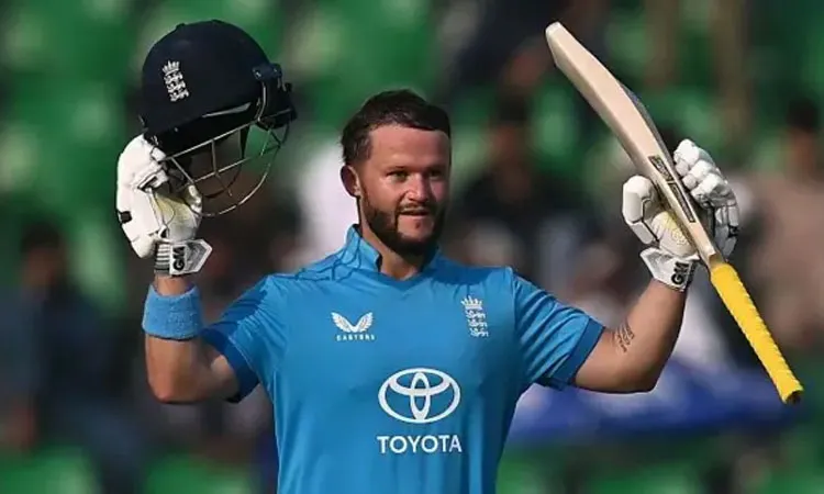 Ben Duckett became the third England opener to pass 150 twice in ODIs.