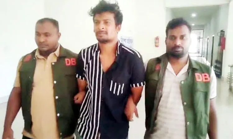 Chattogram DB Police arrest Md. Sabbir Hossain Sunny.