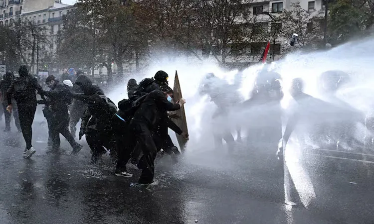 Authorities remain on high alert as the demonstrations coincide with Halloween weekend.