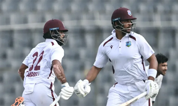John Campbell and Brandon King compiled a rapid 112-run partnership during their chase of 170